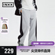 英克斯（inxx）Standby 潮流街頭休閑褲情侶針織長(cháng)褲春新品XME1230261 灰色 S