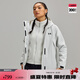 安德瑪（UNDERARMOUR） 男女防水三合一訓(xùn)練運動外套沖鋒衣6001978-6001977 女款-黏土白114 6001978-114 XL