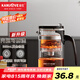 金灶（KAMJOVE）飄逸杯玻璃茶壺 家用可拆卸泡茶器茶杯泡茶壺套裝茶具 K-209 單泡茶壺 500ml