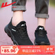 回力（Warrior）官方運動(dòng)鞋女鞋秋季透氣軟底網(wǎng)面女士休閑跑步鞋子女椰子鞋全黑37