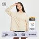 KOLON SPORT/可隆打底長袖 女子戶外T恤落肩寬松版型長袖運動襯衫 LKSH4ST556-YE 黃色 165/M