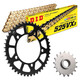 D.I.D適用寶馬F750GS F850GS F900R 900XR牙盤(pán)大小鏈輪套裝日本DID鏈條 DID9倍/金色鏈條 525VX3-130節