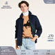 布克兄弟（BrooksBrothers）男士早秋美式純色寬松休閑夾克外套 4004-藏青色 S