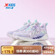 特步（XTEP）兒童童鞋【氫風8.0護足跑鞋】透氣旋轉扣跑鞋 雪青紫 36