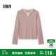 森馬（Semir）森馬毛衣女短款假兩件含羊毛針織衫24冬新款保暖內(nèi)搭109724107015