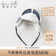 戴維貝拉（DAVE＆BELLA）秋冬新款男童加絨保暖嬰童寶寶防風(fēng)護(hù)耳針織帽 夾花藍(lán) One（48）