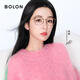 BOLON暴龍眼鏡25年新品貓眼鏡架輕盈鈦材質(zhì)近視眼鏡男女適用BT6035 B21 金色透棕色鏡框 單鏡框