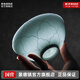 景德鎮（jdz）官方高溫陶瓷碗盤(pán)餐具組合無(wú)鉛純色高顏值吃飯碗碟喬遷之喜搬家 影青-4.5英寸飯碗（兩只裝）