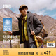 森馬（Semir）[商場同款]中國國家地理系列羽絨服防雨防風沖鋒衣2024 黑色90001 M