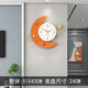 久久達北歐鐘表掛鐘客廳裝飾輕奢藝術(shù)時(shí)鐘掛墻壁飾卡通兒童房創(chuàng  )意掛表 星月-小號【51X43CM】表盤(pán)24cm