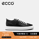 愛步（ECCO）休閑板鞋男 潮流厚底復(fù)古增高男鞋牛皮 街頭ACE856814 HL 黑色85681451052 40 建議選購大一碼