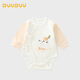 DUUDUU新生兒包屁衣純棉打底三角哈衣爬服初生兒寶寶睡衣嬰兒衣服52cm
