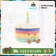 JELLYCAT彩虹生日蛋糕可愛(ài)毛絨玩具公仔安撫布娃娃玩偶生日女生禮物彩虹蛋糕26cm x 21cm x 21cm