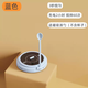 詠幻電動自動攪拌杯墊磁力旋轉咖啡豆漿攪拌器中藥底座沖奶粉家用杯子 充電款藍色攪拌底座可攪拌60次