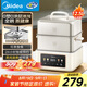 美的（Midea）電蒸鍋電煮鍋電火鍋 蒸鍋電蒸鍋多功能鍋家用蒸包子鍋電熱鍋多用途鍋24小時預(yù)約雙層蒸籠ZGC262388
