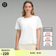 lululemon丨Tank-Top 女士假兩件短袖 T 恤 LW3IF4S 白色 S /6