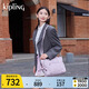 Kipling【七夕禮物】女款25秋冬新款大容量旅行包斜挎包托特包|JAYLA S-清澈淺紫