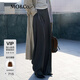 MO&Co.【C+系列】長(zhǎng)褲2025春新品高腰裙褲及地闊腿休閑褲MBE1PATT07 深花灰色 XS /155
