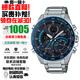 卡西歐（CASIO）EDIFICE系列農家橡樹(shù)賽車(chē)藍牙時(shí)尚防水商務(wù)男士手表送禮推薦 太陽(yáng)能+藍牙ECB-900DB-1B
