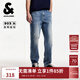 杰克·瓊斯（JACK&JONES）25年男裝秋季直筒牛仔褲男高彈力涼感寬松潮流休閑褲子品牌男褲 153 中牛仔藍-非涼感1 寬松直筒，卡碼拍小 31 175 W31/L30