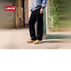 Levi's李維斯25年秋冬新款男士寬松直筒燈芯絨休閑舒適百搭長褲 深棕色 31 (32)