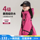 圖圖小象女童三合一外套防風(fēng)防水2025秋款新款兒童戶外休閑夾克運(yùn)動風(fēng)衣潮 紅色 150