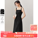 尚都比拉法式吊帶連衣裙秋裝新款女裝小黑裙氣質(zhì)設(shè)計感小眾內(nèi)搭裙子女 黑色 S
