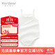 Kordear （考拉蒂爾）嬰兒吊帶三角哈衣竹纖維夏季薄款無袖包屁衣寶寶夏裝新生兒爬爬服 米白色 59cm （偏小拍大一碼)