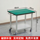 天禎可移動(dòng)手推車(chē)防靜電工作臺帶輪子雙層三層周轉小推車(chē)實(shí)驗打包臺 雙層推車(chē)80*60*75cm