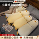 RICH YOUR HOME德國品質(zhì)可愛小雞毛絨玩具娃娃公仔長條抱枕女生睡覺床上夾腿玩偶 奶白色 70厘米[獨立內(nèi)膽可拆洗+送香包]