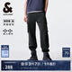 杰克·瓊斯（JACK&JONES）男士休閑舒適百搭潮流黑色個性工裝束腳九分牛仔褲男裝225132007 A15黑色牛仔 38 190 W38