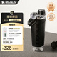 STANLEY搖搖杯保溫杯水杯運動水杯不銹鋼真空速搖能量杯 教師節(jié)禮物 黑色- 591ml