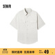 森馬（Semir）短袖T恤男裝純棉襯衣外套工裝做舊水洗夏季上衣101324104111