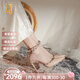 OLJ奢侈高端品牌女鞋鉚釘高跟鞋2025新款性感尖頭細跟一字扣包頭涼鞋 裸色漆皮6CM 37