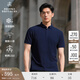 布克兄弟（BrooksBrothers）[涼感]布克兄弟男士25夏新款商務(wù)精致小領(lǐng)純色polo衫 4004-藏青色 L
