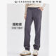 佐丹奴褲子女裝搖粒絨束腳松緊腰針織衛褲長(cháng)褲 05414865 紫色 兔毛紫 M