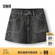 森馬（Semir）牛仔褲女顯腿長短褲潮酷夏2025防走光高腰裙褲小個子109325122004