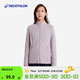 迪卡儂（DECATHLON）戶(hù)外透濕抓絨女加厚搖粒絨抓絨衣保暖外套沖鋒衣內膽MH100 MH120全拉鏈-紫羅蘭 S