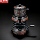 正揚(yáng)紫陶自動(dòng)茶具套裝家用整套懶人功夫高檔泡茶壺沉雕龍?zhí)沾墒?fù)古 紫陶自動(dòng)(祥龍)單主機(jī) 3件