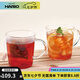 HARIO日本進(jìn)口耐熱玻璃馬克杯 花茶咖啡水杯茶杯牛奶杯2件套SRM 300ml*2