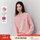 茵曼（INMAN）寬松減齡繡花衛(wèi)衣女2025春季新款百搭慵懶風(fēng)舒適休閑套頭衫 粉紅色 M