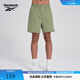 Reebok銳步官方24新品男子SHORTS運動(dòng)休閑健身訓練梭織短褲 24SRM607MGL2 XL