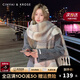 辛瓦伊·克洛斯圍巾女2025新款秋冬韓版氛圍感百搭加厚毛絨圍脖卡其色【禮盒包裝】