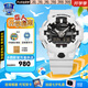 卡西歐（CASIO）黑金手表gshock黑白賽車(chē)冰韌運動(dòng)時(shí)尚學(xué)生防水送男友七夕禮物腕表 GA-700-7A立體大表盤(pán)+防水鬧鐘