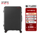 新秀麗（Samsonite）拉桿箱大容量行李箱男女旅行箱 萬向輪登機(jī)箱時(shí)尚抗壓 密碼箱 HG0 HG0-黑墨色 25英寸 【需托運(yùn) 適合1-2周旅行】