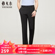 雅戈爾（YOUNGOR）西服褲男西裝褲TR褲褲子聚酯纖維粘纖氨綸新品 黑色VCHX310114AWA 34 175/84A