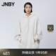 JNBY/江南布衣春秋衛(wèi)衣柔軟舒適質(zhì)地細(xì)密棉質(zhì)長款連帽休閑5O1411370 056/冷灰白 L
