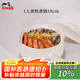 琺寶（staub）單粗陶砂鍋家用美觀約1.3L 手作單柄粗陶砂鍋稻米白18cm 1029159