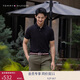 Tommy Hilfiger【輕柔感】夏男珠地網(wǎng)眼商務(wù)純色修身短袖T恤翻領(lǐng)POLO