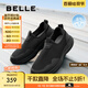 百麗網(wǎng)面透氣健步鞋男2025夏季新一腳蹬運(yùn)動(dòng)鞋A2014BM5 黑色 40 (250mm)